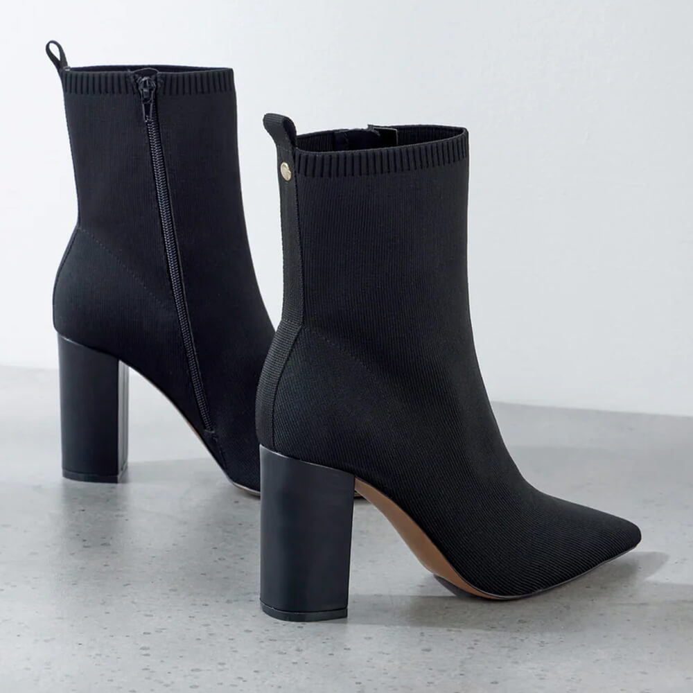 Sock hot sale wedge boots